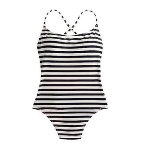 J. Crew Tie-back One-piece Swimsuit Stripe 144